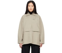 Taupe Divisible Boxy Jacket