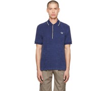 Navy Twin Tipped Polo