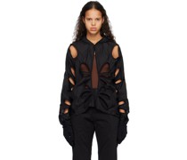 Black Cutout Jacket