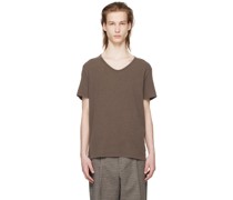 Brown Washed T-Shirt