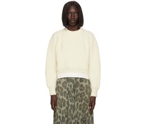 Off-White Drawstring Sweater