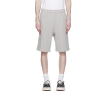 Gray Pinched Seam Shorts