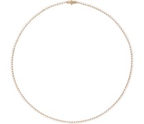 Gold Riviera Round Diamond Necklace