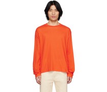 Orange Reversible Long Sleeve T-Shirt