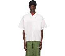 White Zip Pocket Shirt