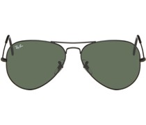 Black Aviator Classic Sunglasses