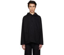 Black Shawl Collar Jacket