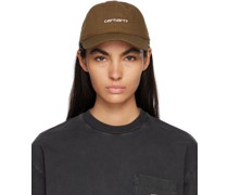 Brown Script Cap