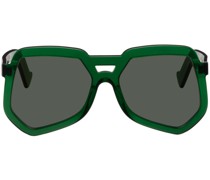 Green Clip Sunglasses