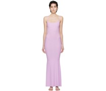 Purple Soft Lounge Long Slip Maxi Dress