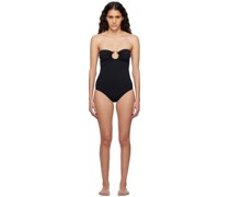 Black Knot Ring One-Piece Swimsuit