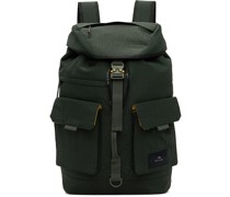 Green Nylon Ripstop Backpack