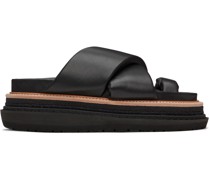 Black Multiple Sole Sandals