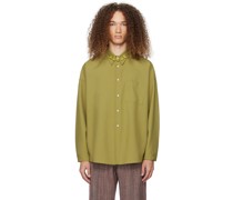 Green Button-Down Shirt
