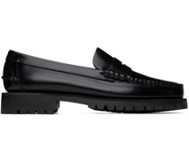Black Dan Lug Loafers