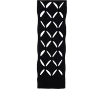 Black Slashed Scarf