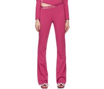 Purple Asymmetric Trousers