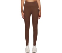 Brown Compressive Leggings