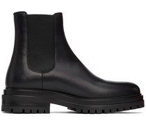 Black Chester Chelsea Boots