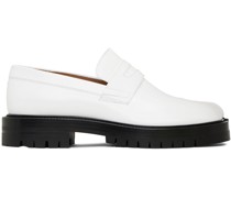 White Tabi County Loafers