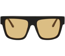 Black Linda Farrow Edition Vintage Wayfarer Sunglasses