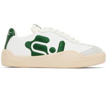 White & Green Santos Sneakers
