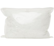 White Large Cushion Clutch