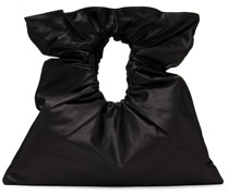 Black Gathered Bag