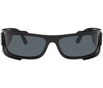 Black Medusa Biggie Shield Sunglasses