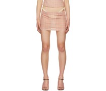 Pink Fig Mini Skirt