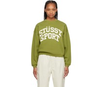Green Big Crackle 'Sport' Sweatshirt
