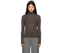 Brown Remi Long Sleeve Turtleneck