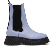 Blue Creepers Chelsea Boots