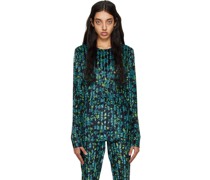Black & Green Vanessa Blouse