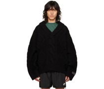 Black Argyle Sweater
