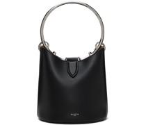 Black Ring Medium Bucket Bag