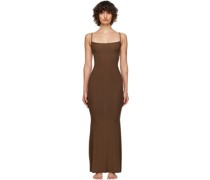 Brown Modal Maxi Dress
