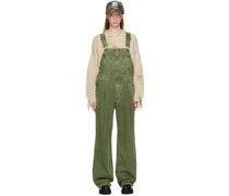 Green Damon Denim Overalls