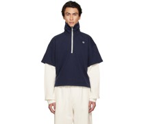 SSENSE Exclusive Navy Half-Zip Polo