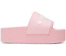Pink Paris Flat Sandals