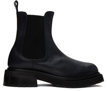 Black Mike Chelsea Boots