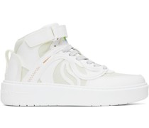 White & Gray S-Wave 2 Sneakers