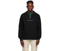 Black MoPQ Half-Zip Sweatshirt