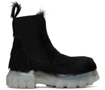 Black Platform Beatle Boots
