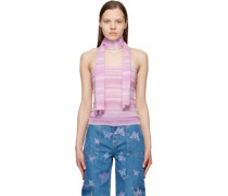 SSENSE Exclusive Pink Striped Tank Top