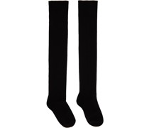 Black Semi-Sheer Socks