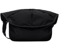 Black 'Face' Messenger Bag