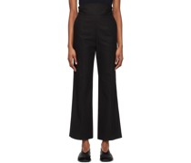 Black Back String Trousers