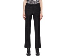 Black Straight Trousers