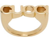 Gold '' Letter Ring